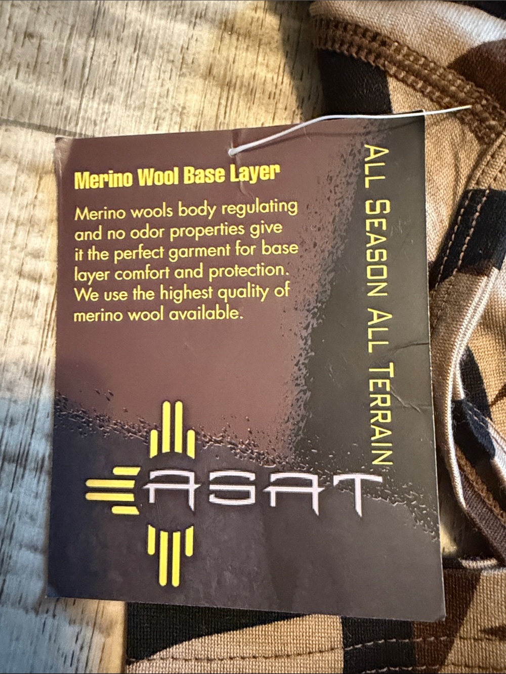ASAT Face Mask/Gaiter in Beige Brown Black – - Picture 4 of 7